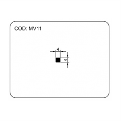 EIXO QUADRADO 4x4 (COD: MV11)